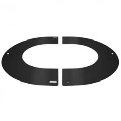 Round Finishing Plate 45° dia 125mm - Black